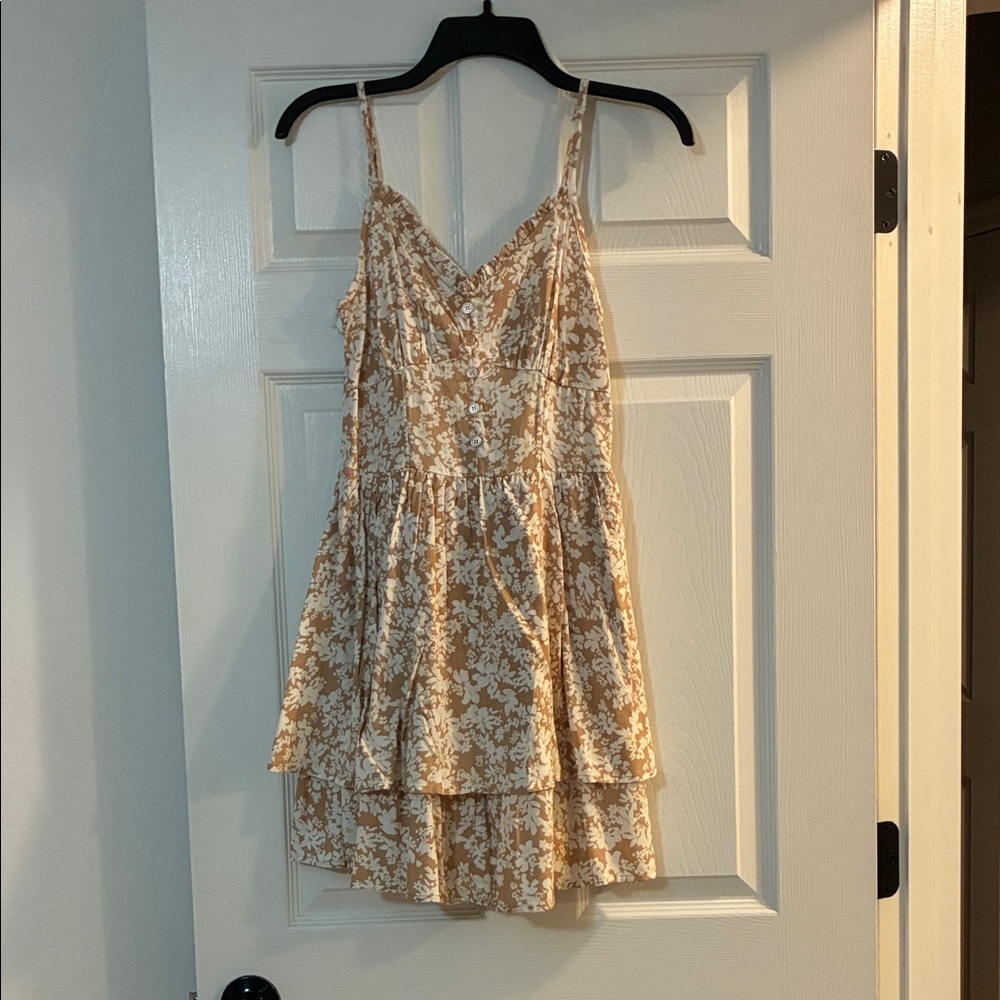 Floral Spaghetti Strap Dress